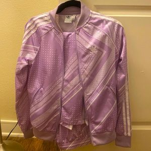 WOMEN’S ADIDAS TRACKSUIT - XS PURPLE